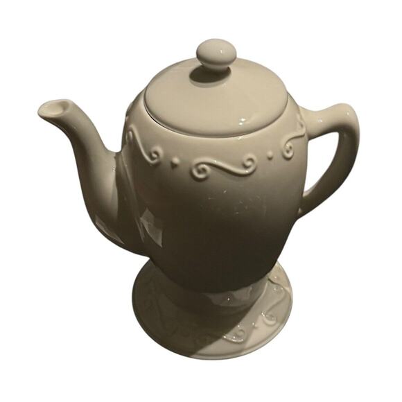 PartyLite P8105 Sidewalk Cafe Aroma Melts Warmer Teapot with Box Christmas Gift - Picture 2 of 6